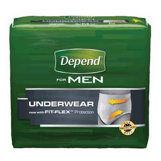 Depend Maxmium Absorbency Fit-Flex Underwear for Men