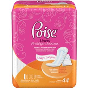 KIMBERLY CLARK CORP Poise Pantyliners Very Light Extra Coverage