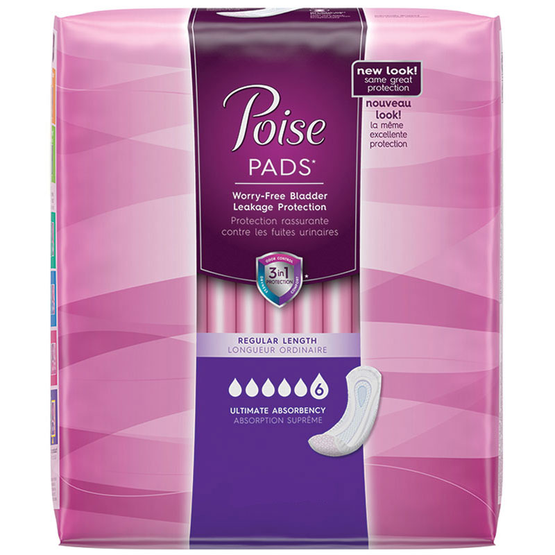 KIMBERLY CLARK CORP Poise Ultimate Coverage Protection Supreme Pad 14.37 L"