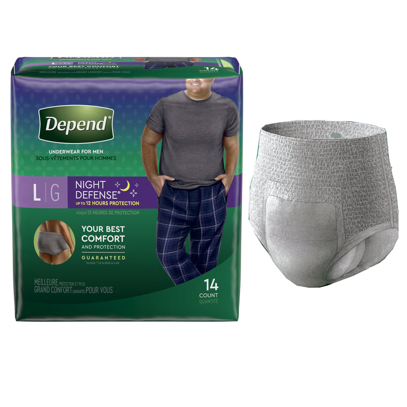 KIMBERLY CLARK CORP Depend Night Defense Underwear for Men