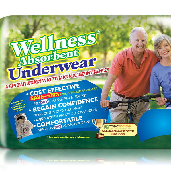Unique Wellness Absorbent Underwear (Pull-on) with NASA technology – 1800  55 PLUSS