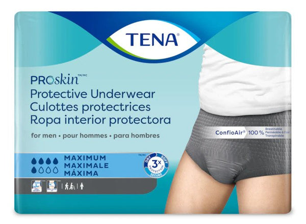 TENA ProSkin Protective Underwear for Men XL .